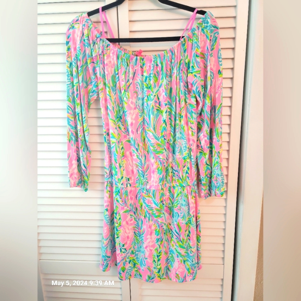 NWT Lilly Pulitzer Lana Skort Romper in Unicorn of the Sea